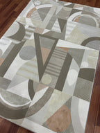 Abstract Geometric Modern Rug