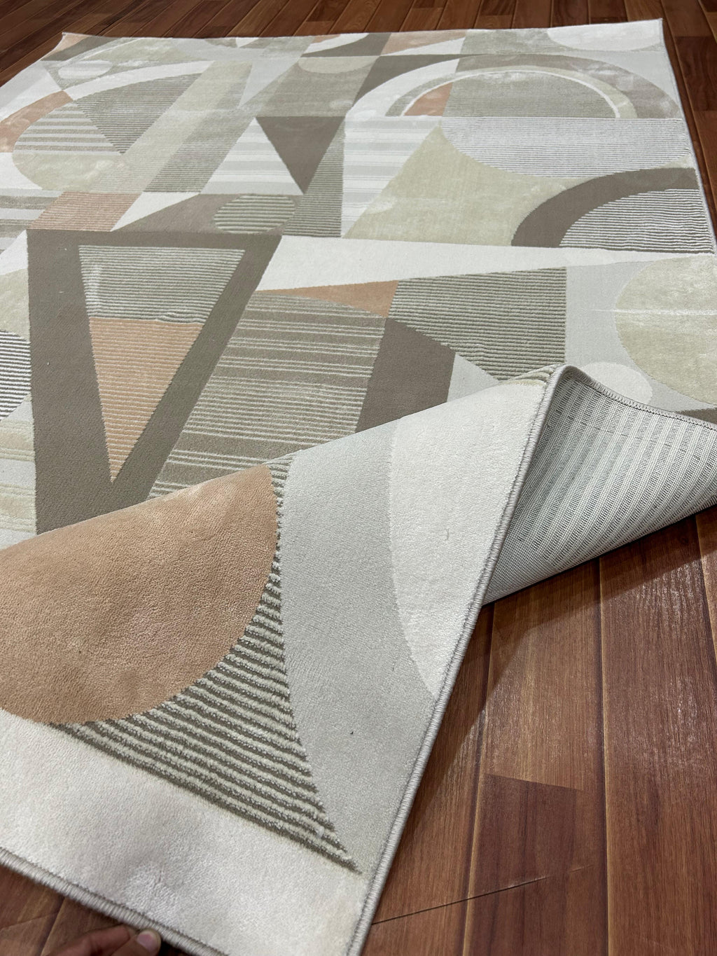 Abstract Geometric Modern Rug