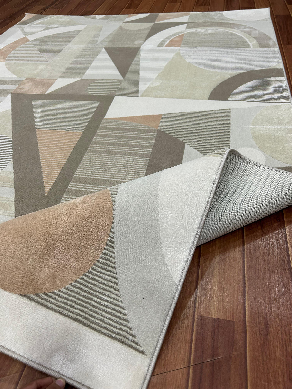 Abstract Geometric Modern Rug