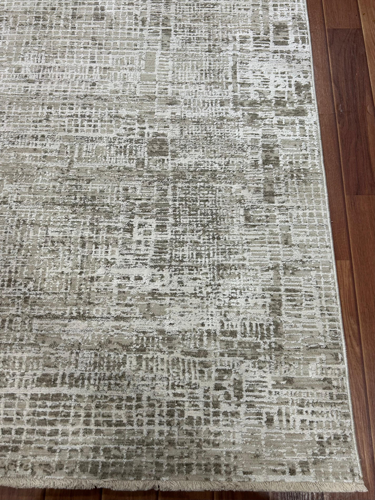 Distressed Abstract Textured Rug
