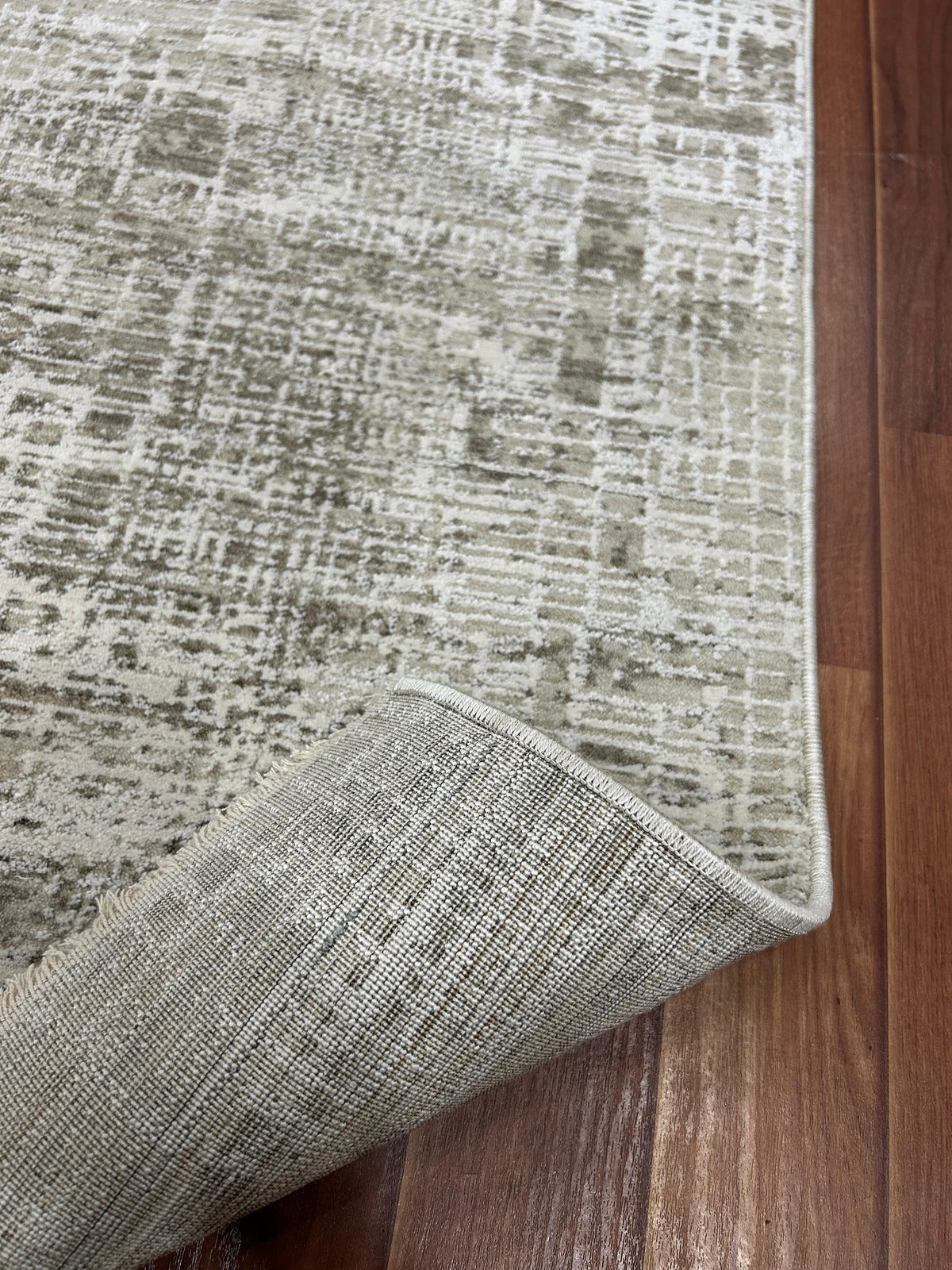 Distressed Abstract Textured Rug