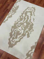 Contour Flow Abstract Rug