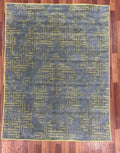 Interlocking Maze Geometric Rug