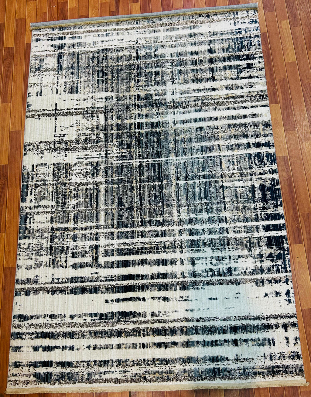 Urban Static Abstract Rug
