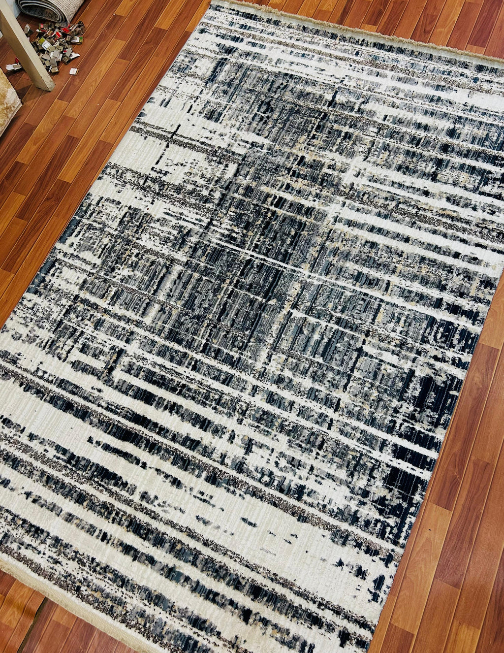 Urban Static Abstract Rug