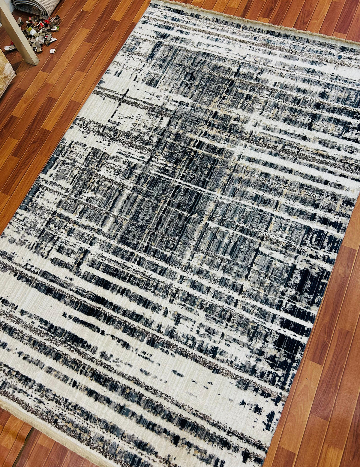 Urban Static Abstract Rug