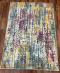 Abstract Canvas Rug