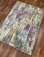 Abstract Canvas Rug