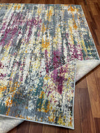 Abstract Canvas Rug