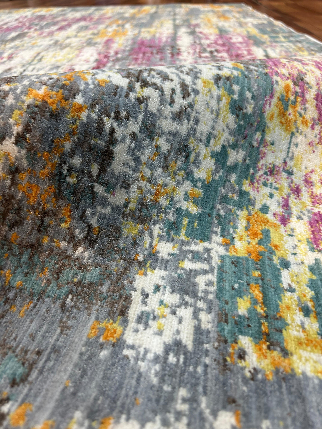 Abstract Canvas Rug