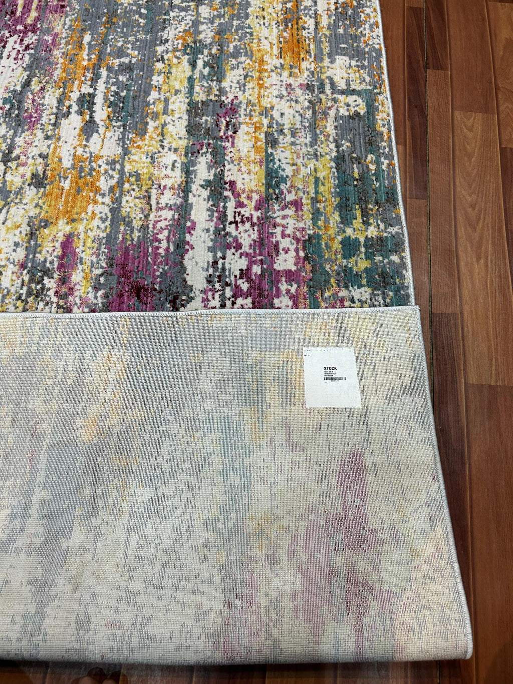 Abstract Canvas Rug