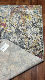 Mosaic Drift Abstract Rug
