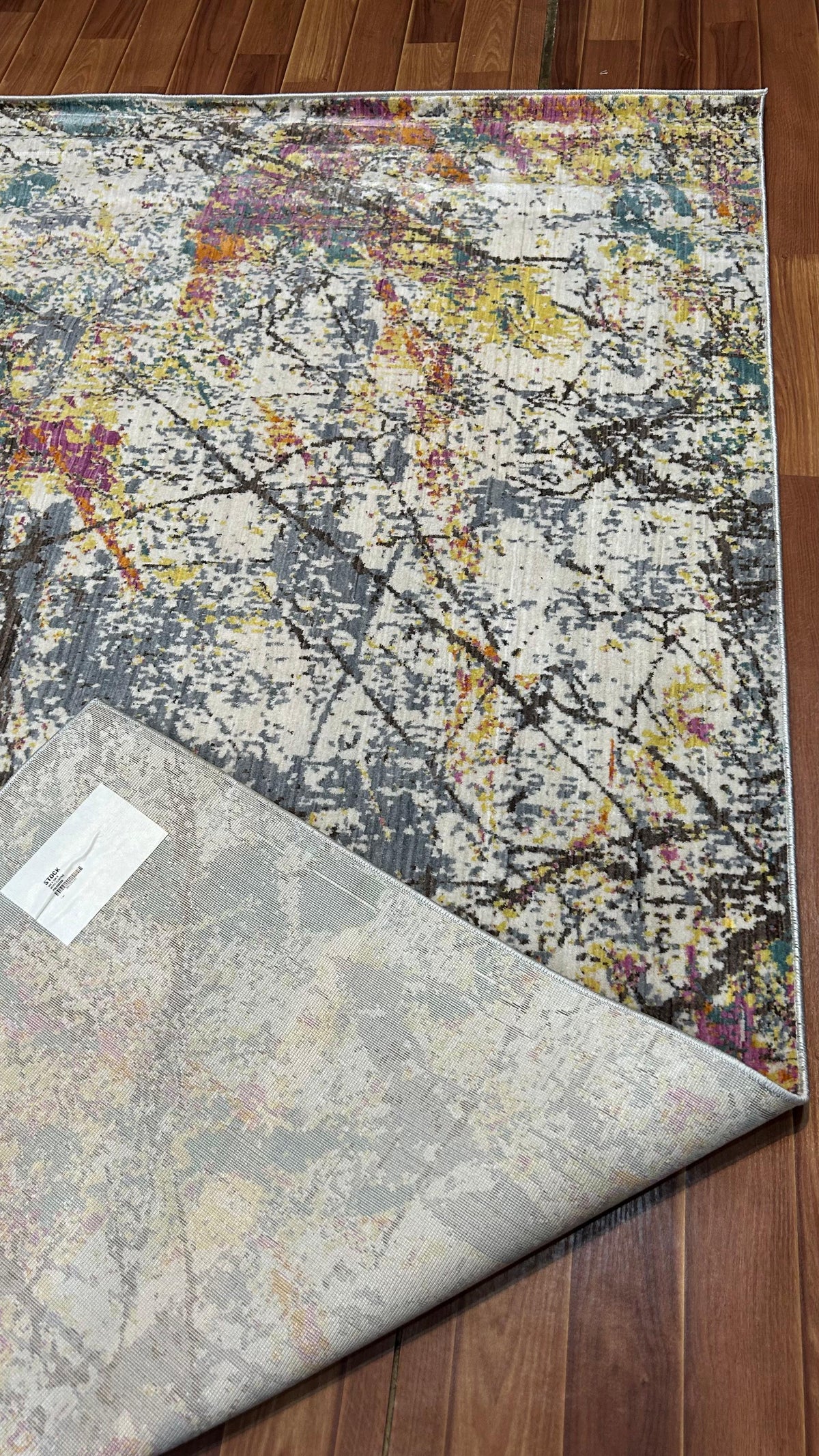 Mosaic Drift Abstract Rug