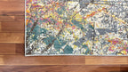 Mosaic Drift Abstract Rug