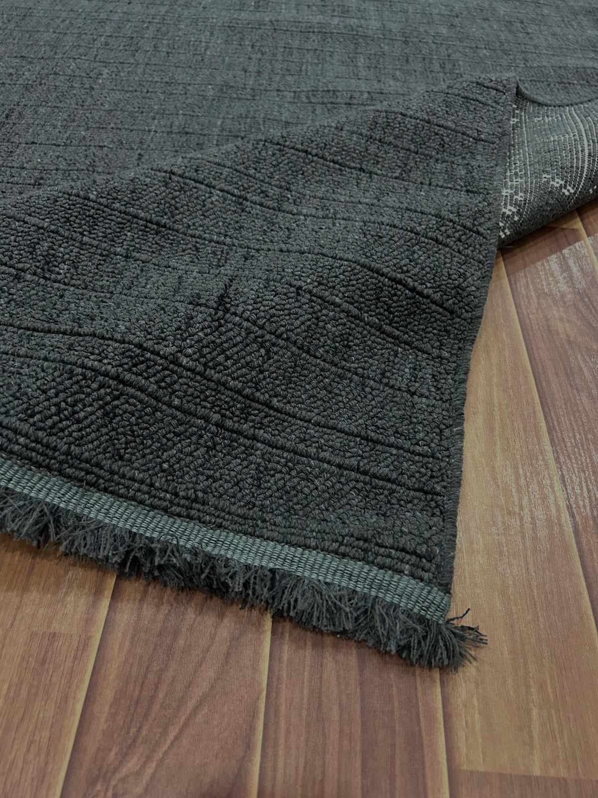 Charcoal Linework Rug