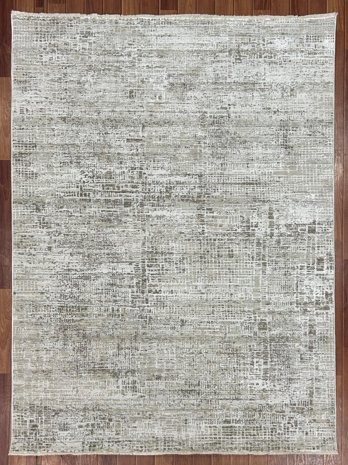 Distressed Abstract Textured Rug