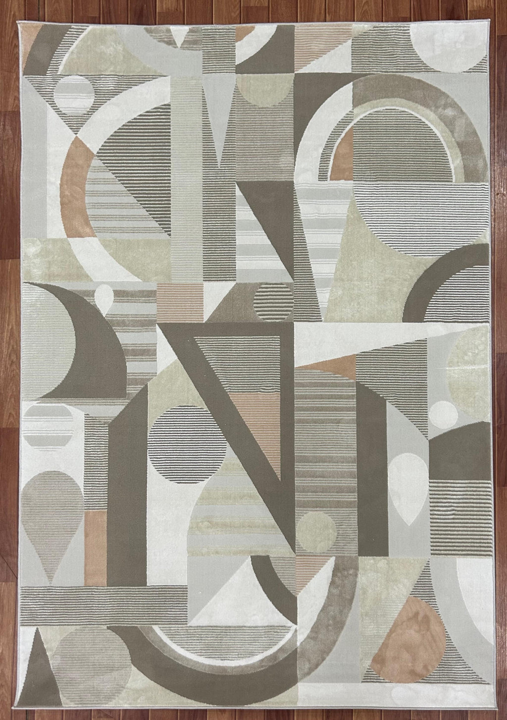 Abstract Geometric Modern Rug
