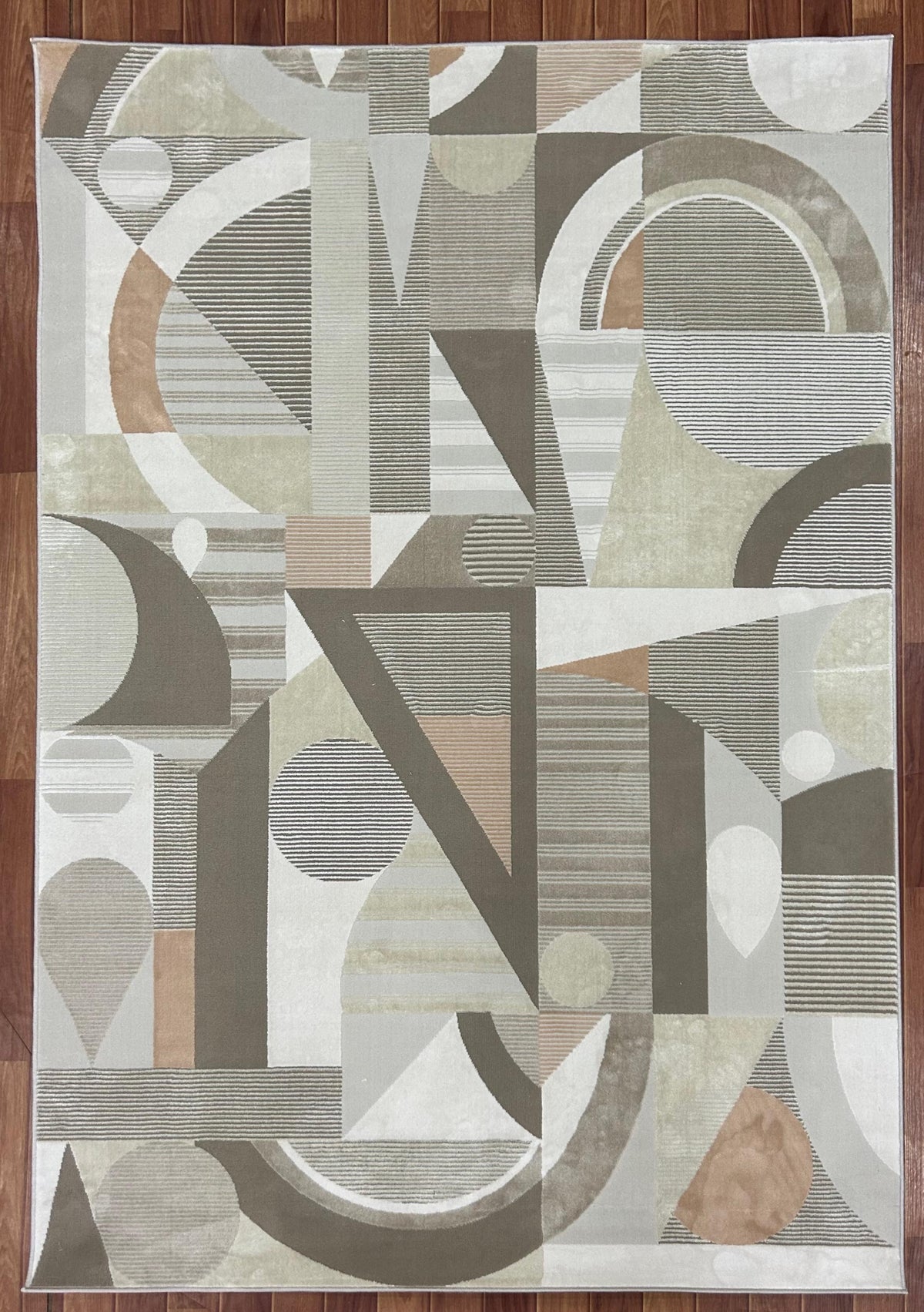 Abstract Geometric Modern Rug