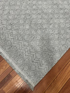 Modern Geometric Light Grey Area Rug
