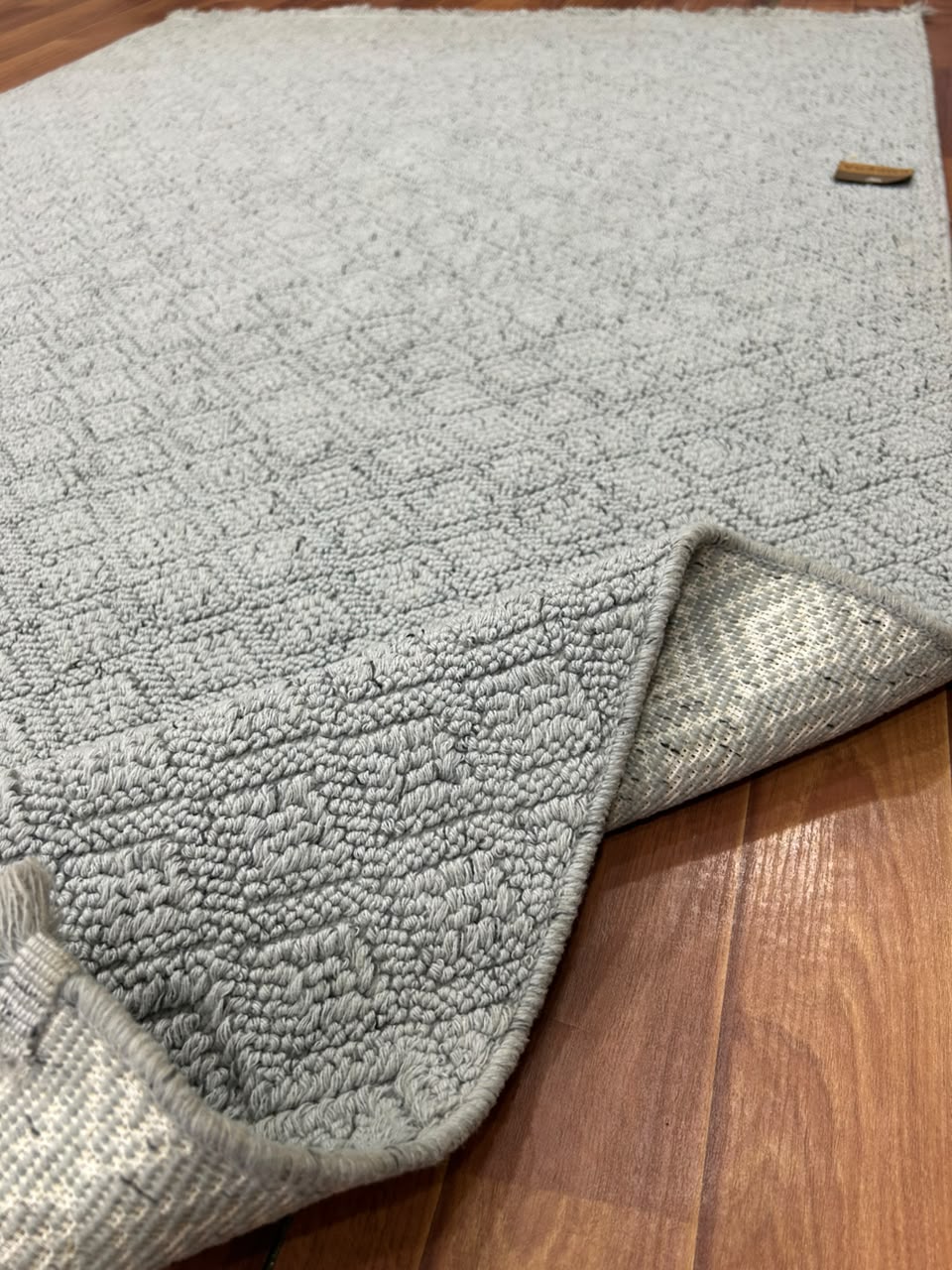 Modern Geometric Light Grey Area Rug